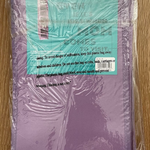 Student Lounge hanging shoe organizer - Picture 2 of 2